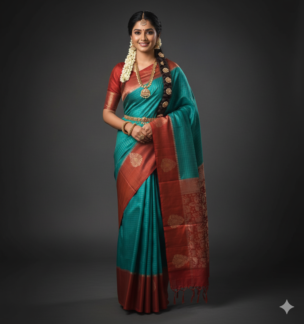 Cotton Linen Saree